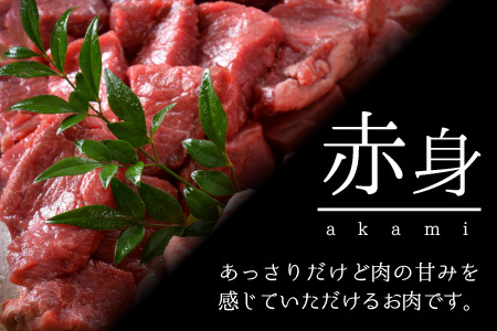若狭牛サイコロステーキ食べ比べセット 霜降り＆赤身 計1kg [E-1806]