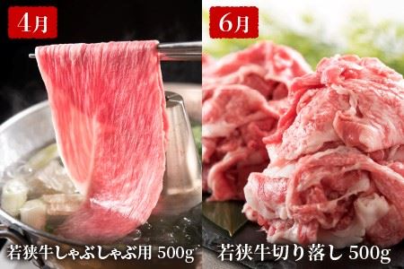 【偶数月定期便 6回コース】 大満足 若狭牛三昧 定期便！！ [J-3209]