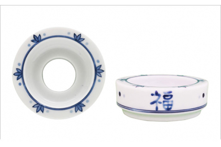 【美濃焼】SaiSui Blue（福福）【大東亜窯業】【TOKI MINOYAKI返礼品】 ≪土岐市≫ 鉢 プランター インテリア かわいい おしゃれ 園芸 ガラス 陶磁器 磁器 コンパクト 水耕栽培 観葉植物 ブルー 青 ネイビー 藍色 染付 中華 中華風 送料無料[MAG005]