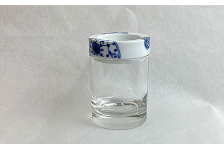 【美濃焼】SaiSui Blue（花伊万里）【大東亜窯業】【TOKI MINOYAKI返礼品】≪土岐市≫ 鉢 プランター インテリア かわいい おしゃれ 園芸 ガラス 陶磁器 磁器 コンパクト 水耕栽培 観葉植物 ブルー 青 ネイビー 藍色 染付 送料無料[MAG006]