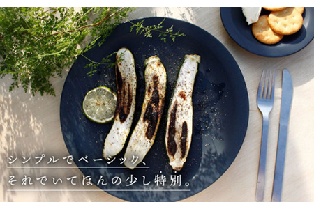 【美濃焼】flat 7plate 7プレート2枚セット（コバルト2枚）【KANEAKI SAKAI POTTERY】【TOKI MINOYAKI返礼品】 食器 皿 シンプル 器 うつわ プレート お皿 丸皿 中皿 パスタ皿 ワンプレート 焼き物 大人 シック マット ネイビー 紺 金秋酒井 送料無料  [MBC022]