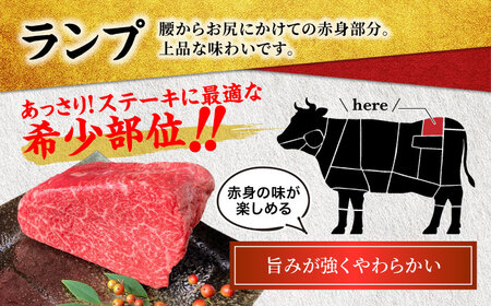 飛騨牛 ランプステーキ 300g(150g×2)【マルゴー】[MBE032]
