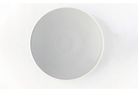 【美濃焼】Rusto8.0 深皿 2枚【陶土う庵】（2130-0110）食器 プレート ペア パスタ皿 盛り皿 メインディッシュ ランチ ディナー ペア 夫婦 カップル グレー 灰色 カフェ風 シンプル おしゃれ レンジ対応 送料無料 [MBY008]