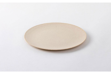 【美濃焼】グレージュ白皿大小28cmと18cm（レンジ対応/食洗器対応）【陶土う庵】皿 ワンプレート ランチ プレート 美濃焼 食器 ソーサー お皿 中皿 さら おしゃれ プレート 中皿 ケーキ皿 国産 日本製 国内産 シンプル モダン カフェ レストラン 送料無料（3228-0106） [MBY063]