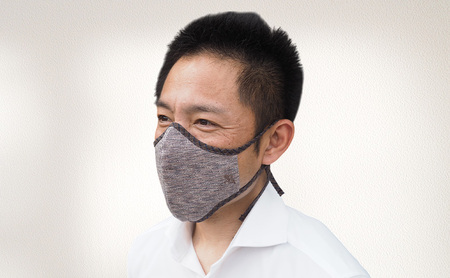 マスク 侍マスク ＜暁鳶(ぎょうえん)＞ 茶色系 3枚 セット Lサイズ