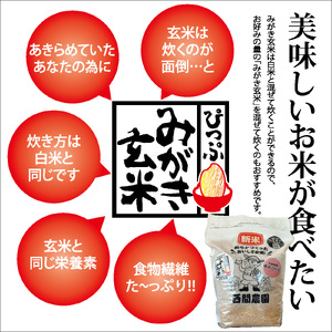 令和7年産 特別栽培米 おぼろづき みがき玄米 5kg【西間農園】玄米 お米 米 北海道産 北海道米 国産 コメ JGAP認証農場 北海道 比布町 ぴっぷ 1005-011