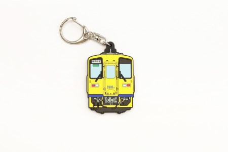 BF238 島原鉄道ラバーキーホルダー（キハ2500A形）キーホルダー 鉄道 電車 長崎県 島原市