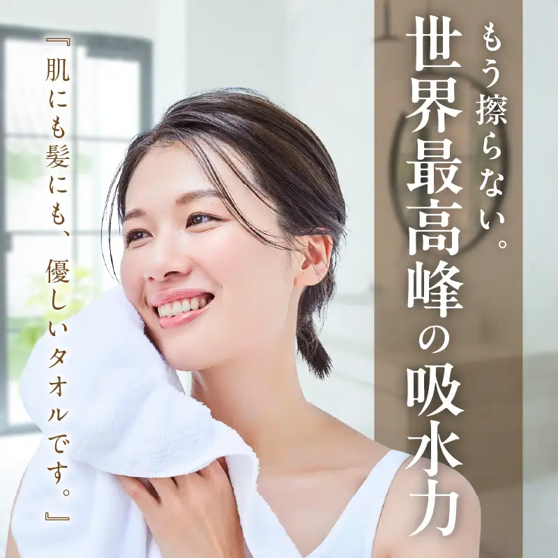 世界最高峰のタオル nei バスタオル 2枚（ブラウン）