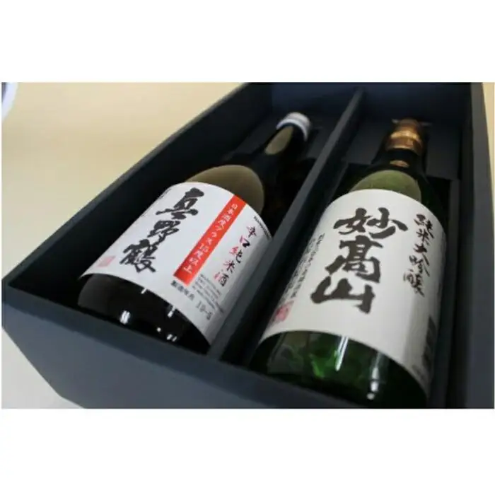 ★全国新酒鑑評会『金賞受賞』★ 辛口純米・純米大吟醸2本セット（真野鶴・妙高山）