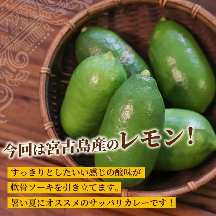 MOSESU CURRYの島カレーシリーズ　軟骨ソーキと島レモンのカレー 250g×6食（FP001）