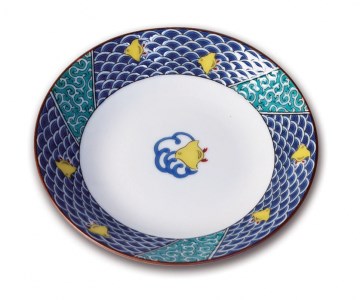 九谷焼八趣皿（4号）九谷焼 皿 ５枚セット