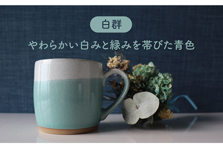 【美濃焼】bi-colorマグカップ 2色セット (淡萌黄・白群)【山二製陶所】食器 マグカップ マグ コーヒーカップ ティーカップ コップ カップ 焼き物 陶磁器 美濃焼 食器セット ペア おしゃれ かわいい シンプル 送料無料 緑 グリーン 青 ブルー   [MDA008]