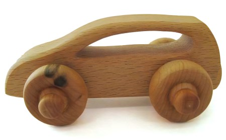 とんぼ工房手作り「木のミニカー3台セット」 [0329]