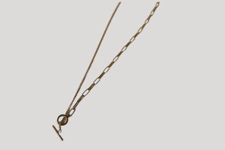 【LENERAオリジナルネックレス】shine through necklace (curve)