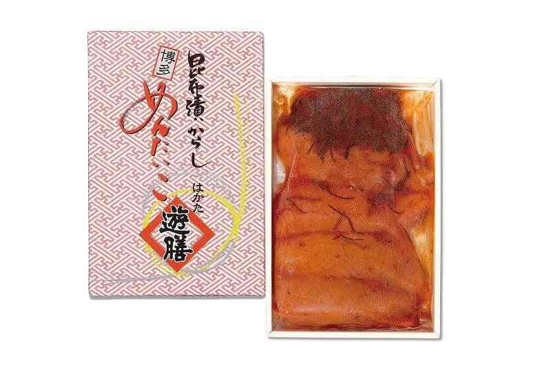 明太子 はかた遊膳 昆布漬け辛子明太子 320g（4～5本） | 辛子明太子 一本物 めんたいこ たらこ 人気 食べ物 魚卵 海鮮 特産品 名産品 お取り寄せグルメ ご当地グルメ 福岡 福岡市 博多 九州 冷凍便