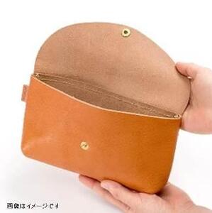 【全6色】栃木レザー ポーチ02M　小物入れ バッグの中もスッキリ 化粧ポーチ/Pouch　02/M/ブルー/minca　425【ファッション 人気 おすすめ 】
