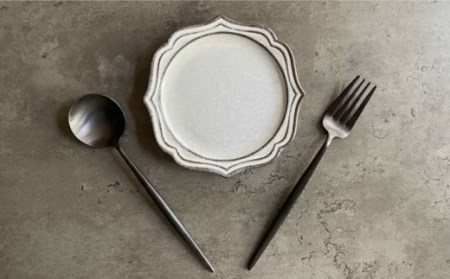 【美濃焼】fiorire-フィオリーレ- サークルプレート アンティーク・シャビーシック 小皿 4枚セット【Felice-フェリーチェ-藤田陶器】 食器 副菜皿 取り皿 デザートプレート 写真映え おしゃれ [MBX014]