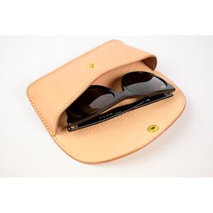 【minca】栃木レザーのメガネケース 本革 /Glasses case 01/ブラック　525【ファッション 人気 おすすめ 】