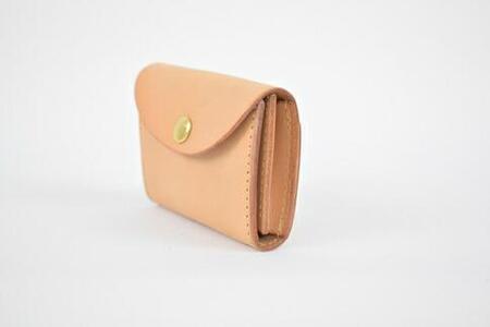 【minca】 栃木レザーのコインケース 小銭入れ カードも入る コンパクト/Coin purse 02/タン(生成)　475【雑貨 ファッション 人気 おすすめ 】