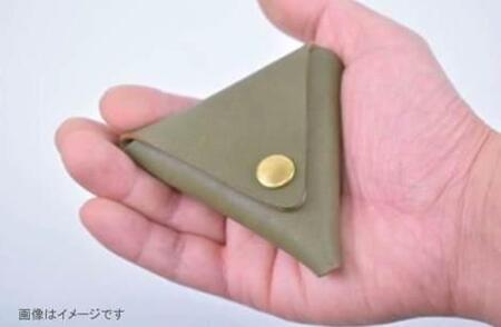 【minca】 栃木レザーの三角コインケース小 小銭入れ コンパクト 小さめ/Coin purse 01/チョコ　469【雑貨 ファッション 人気 おすすめ 】