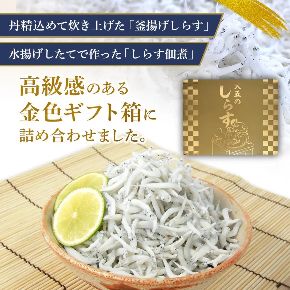 しらす・佃煮2色セット「匠B」 takumi［DN16］
