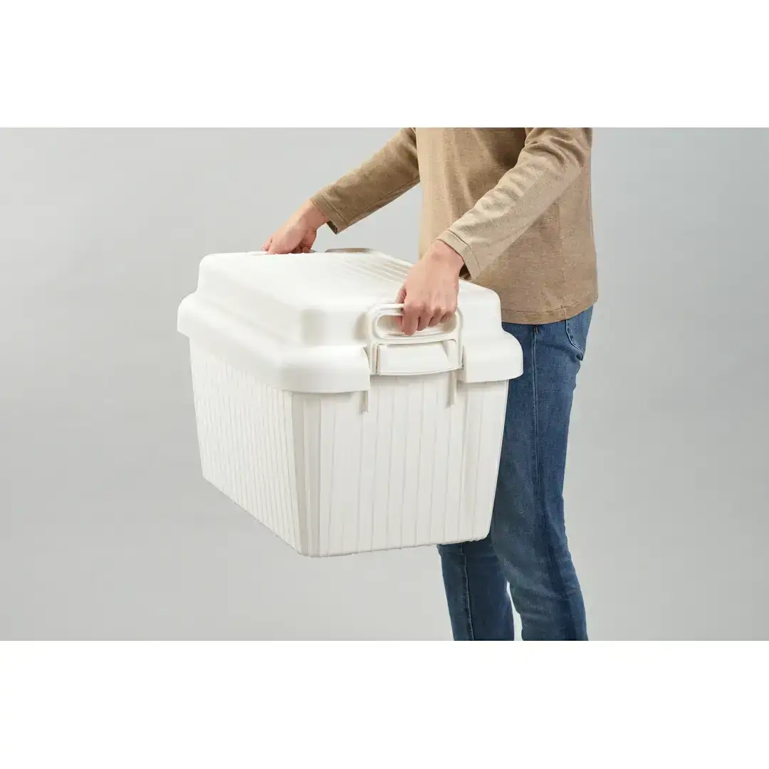 収納ボックス ベリアスボート M ホワイト コンテナボックス