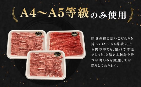 長崎和牛 焼肉・すき焼き セット A 計1.5kg もも スライス