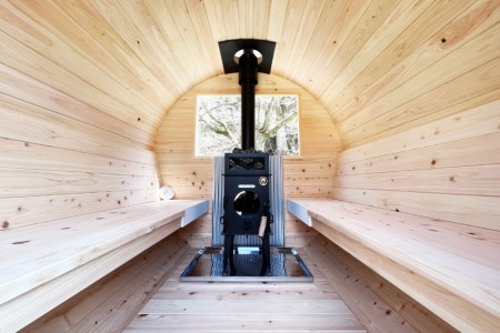 山梨県産総ヒノキ インダストリアル バレルサウナ 割引券 60万円分《申込前に要連絡》 [ハッピーコーポレーション 山梨県 韮崎市 20740899]