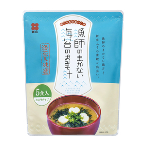 漁師のまかない海苔のおみそ汁 5食×12袋 加工食品 味噌 味噌汁 