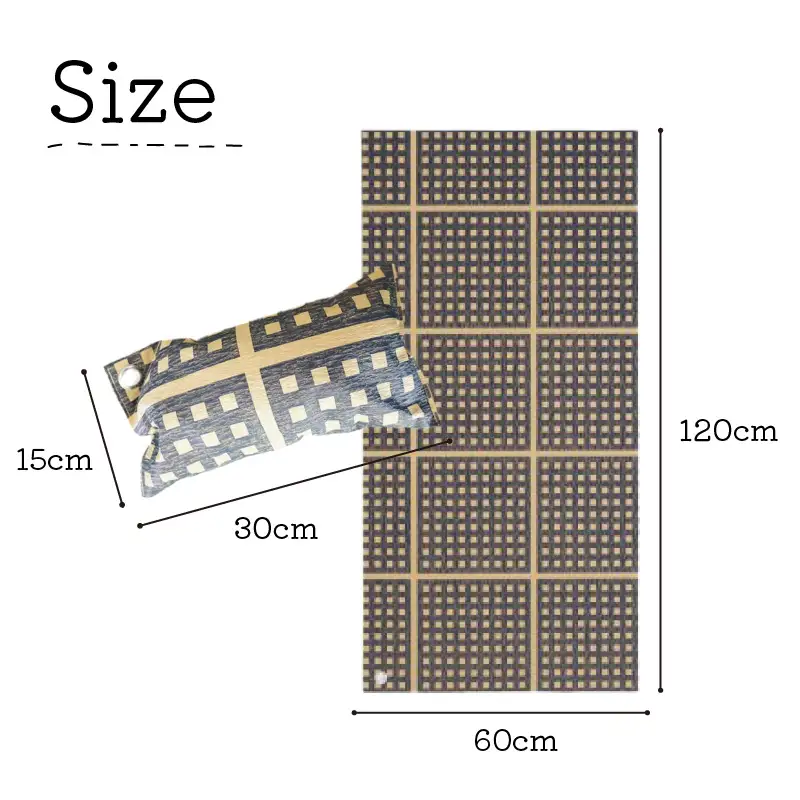 【紙でエコする】星見るラグセット（ネイビー）【021D-001】