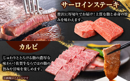 佐賀牛 年6回定期便（隔月配送）【Trade com 8】 [HBO012] サーロイン ステーキ ローストビーフ