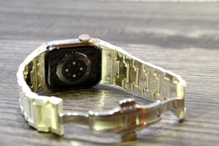 CN-004　Apple Watch専用シルバー925製バンド　ダイヤモンド0.34ct　SILVER DIAMOND