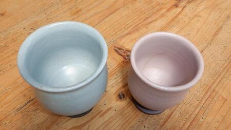 陶製ペアカップ