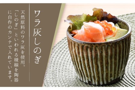 【陶器市特集】【波佐見焼】おとなの 蕎麦猪口 そばちょこ （ワラ灰しのぎ） 2個セット  食器 皿 【大桂工房】 [GD28]  波佐見焼