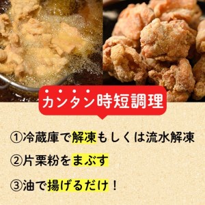 老舗店の味付けから揚げ (計1kg・500g×2袋) から揚げ からあげ 味付き 簡単 冷凍 お取り寄せ 惣菜 おかず おつまみ 揚げるだけ 小分け 【HD141】【さいき本舗 城下堂】