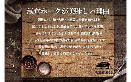 251 豚肉 小分け 焼肉 2種セット 1.2kg バラ ロース 真空パック 個包装 冷凍 浅倉ポーク 茨城県産【浅倉畜産】