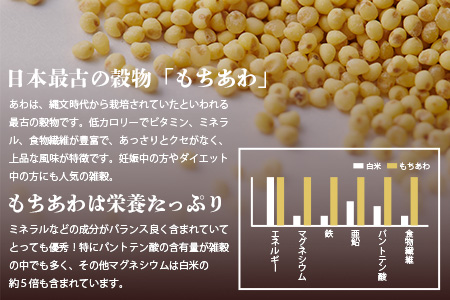 椎葉のもちあわ 200g スーパーフード 雑穀 健康 美容 穀物 粟 あわ 食物繊維 ご飯 HF-63