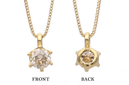 K18 TTLBダイヤモンドネックレス(0.3ct) 60-8799