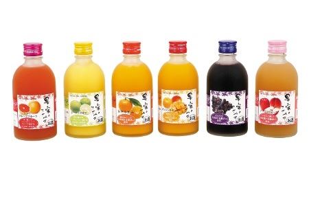 【果実リキュール飲み比べ】 果実のささやき6本　Aセット