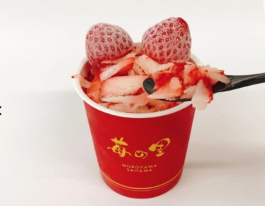 苺の里　いちごのけずりミニ4個 & チーズインバウム4個セット