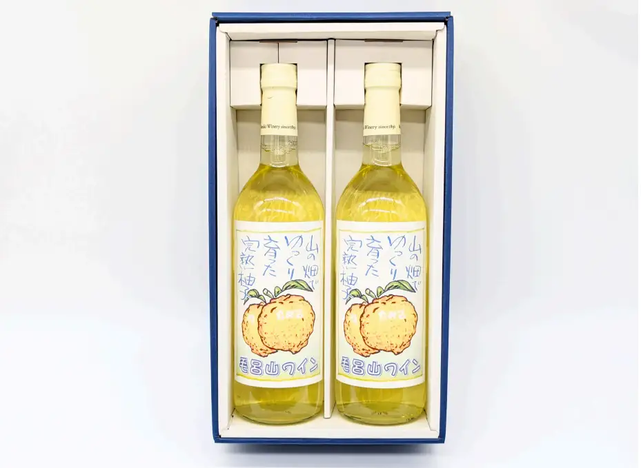 【ゆずのお酒】毛呂山ワイン（ゆず）　７２０ｍｌ×２本セット