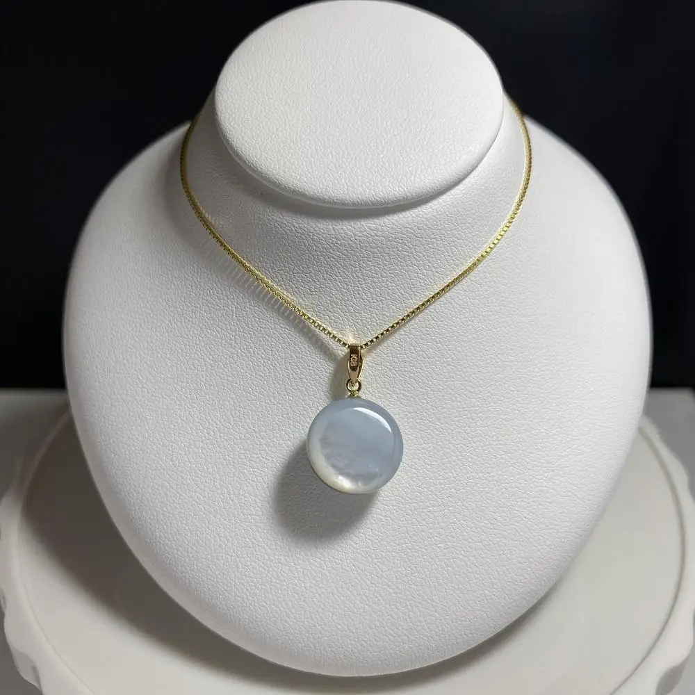 【奄美パール】マベ真珠 13mm K18イエローゴールドペンダント995