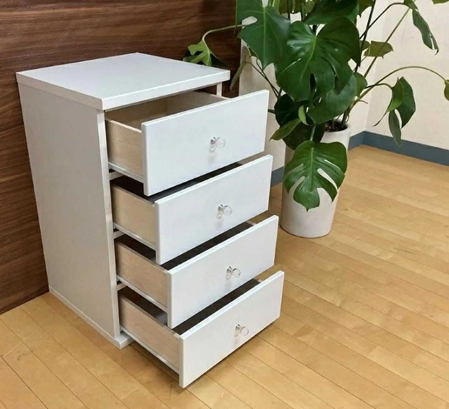 43.5チェストキャンディ4段（全6色）【諸富家具】：B650-007