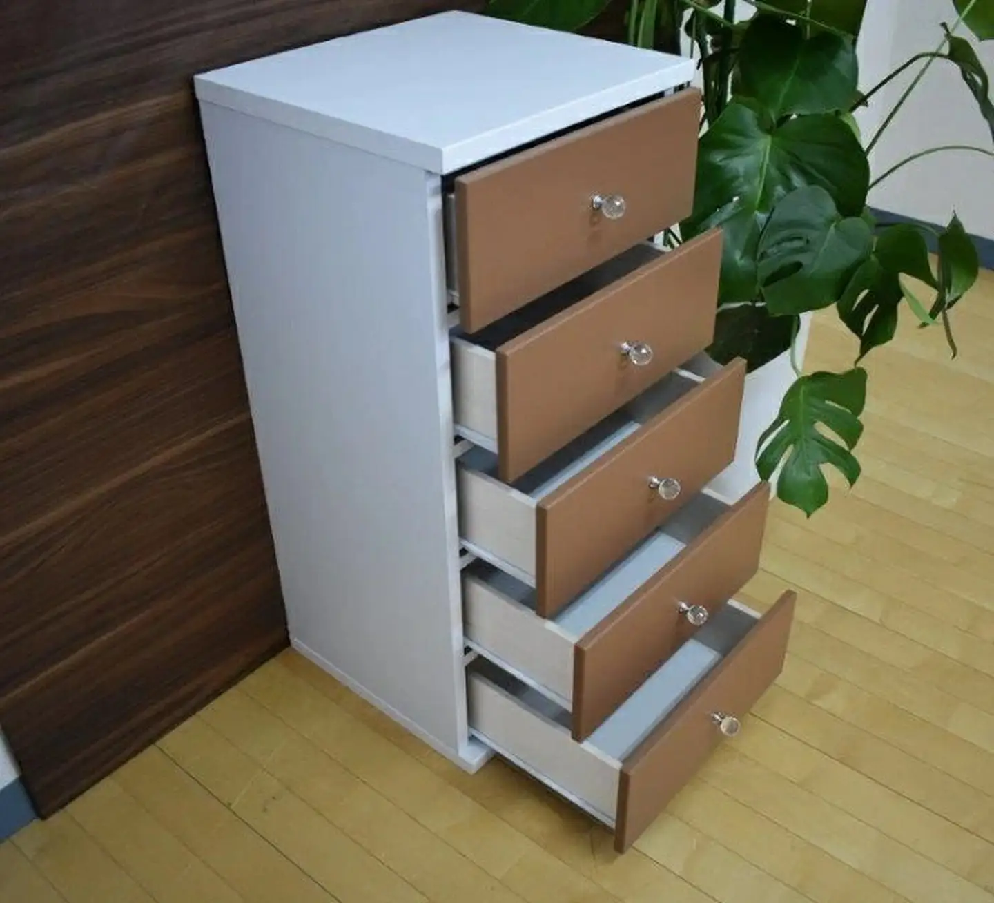 43.5チェストキャンディ5段（全6色）【諸富家具】：B700-002