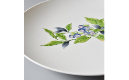 【伊万里焼】プレート 平皿 Blueberry φ29cm Plate  028-H828