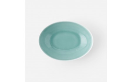 【伊万里焼】青磁楕円深鉢 2枚セット 027-H819