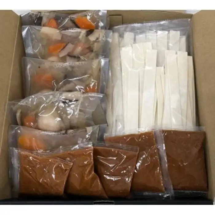 【ゆふいん】具付き団子汁セット（６人前）｜郷土料理 だんご汁 鮑腸汁