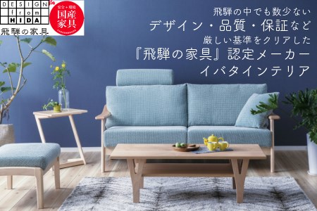Sign リビングテーブル(W120) 飛騨の家具 イバタインテリア 品番：LT-K40179　[Q2119]