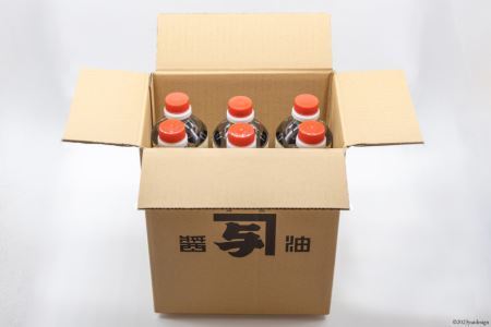 お刺身に！能登の甘口 カネヨ醤油（1Ｌ×6本入り） [カネヨ醤油 石川県 志賀町 AG4128]