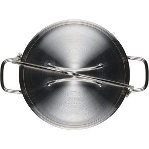 TSBBQ　ライトステンレスハーフダッチオーブン10インチ IH対応 キャンプ アウトドア ダッチオーブン